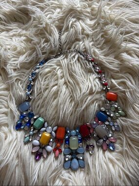 Zara multicolor statement necklace